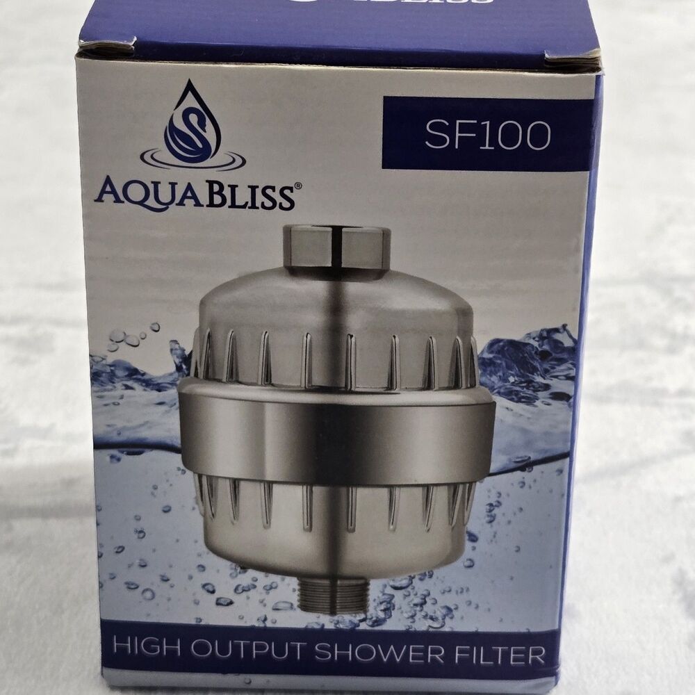 Aqua Bliss High Output Rejuvenation Shower Filter SF100 Chrome New in Box